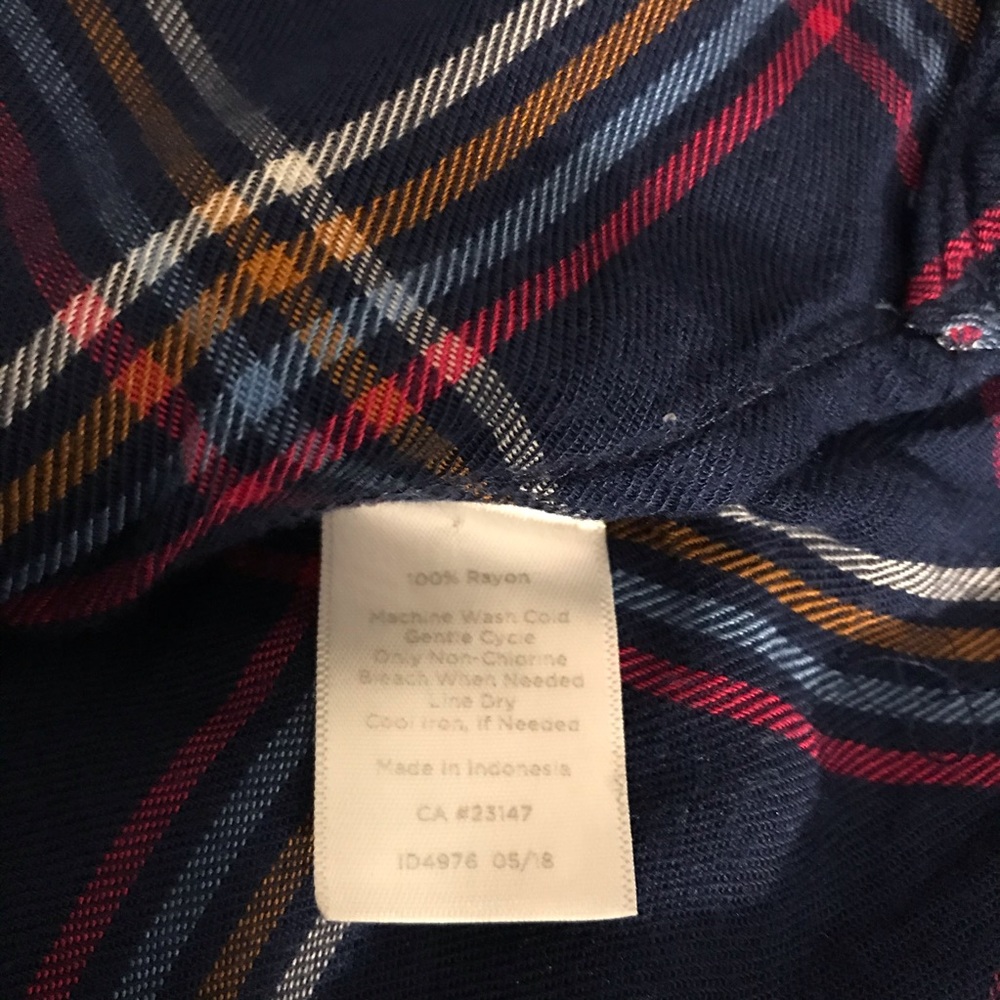 Talbots Flannel Button Down Shirt - image 5